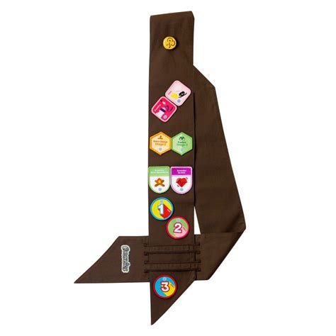 Brownies standard badge sash | Girlguiding Shop | Brownie sash, Badge ...