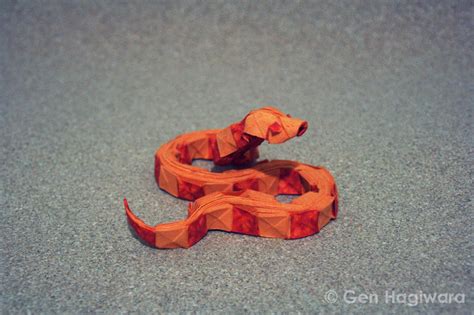 Origami Snake by GEN-H on DeviantArt