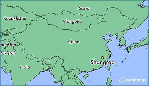 Where is Shangrao, China? / Shangrao, Jiangxi Map - WorldAtlas.com