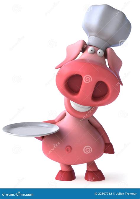 Pig chef stock illustration. Illustration of greed, farm - 22507712