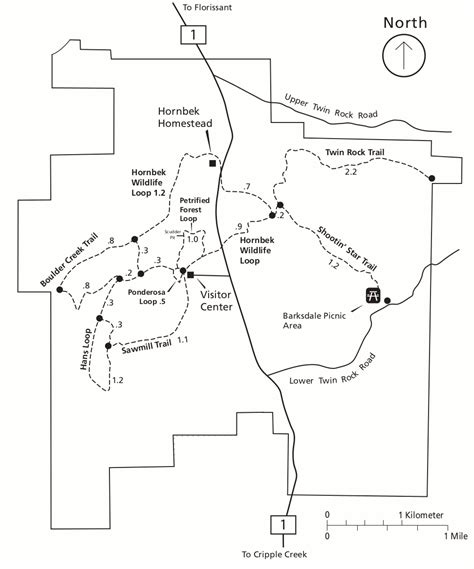 Florissant Fossil Beds Maps | NPMaps.com - just free maps, period.