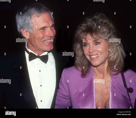 Jane Fonda Ted Turner 1991 Photo By John Barrett/PHOTOlink Stock Photo ...