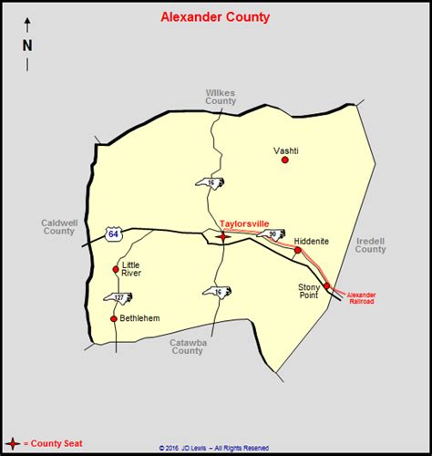 Alexander County, North Carolina