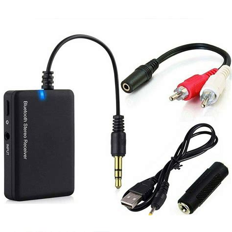 BTR006 Wireless Bluetooth Audio Receiver Stereo Music RCA AUX TV Converter for Speaker - Walmart.com