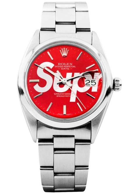 Best Quality Supreme x Rolex Oyster Perpetual Date Fake Watches UK Are Rumored For FW22 ...