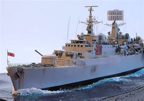 Atlantic Models 1/350 HMS Glamorgan, previewed by Scott Van Aken