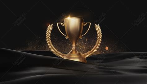 Black Gold Trophy Download Free | Banner Background Image on Lovepik ...