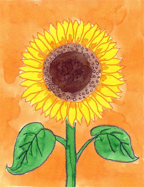 Sunflower Painting