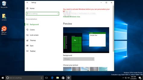 How to personalize windows 10 without activation - uaetoo