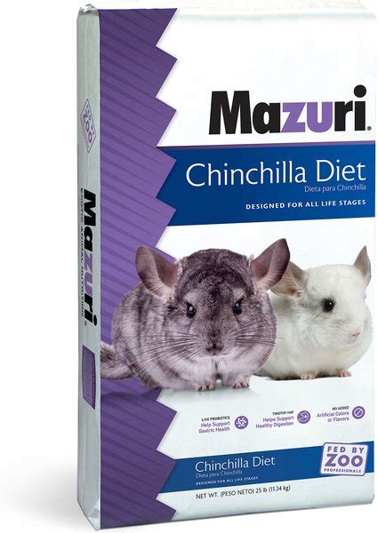 MAZURI Chinchilla Food, 25-lb bag - Chewy.com