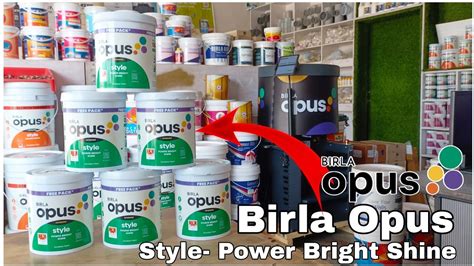 Birla Opus- Style Power Bright Shine || Economy Exterior Shine Emulsion || Aditya Birla Paints ...