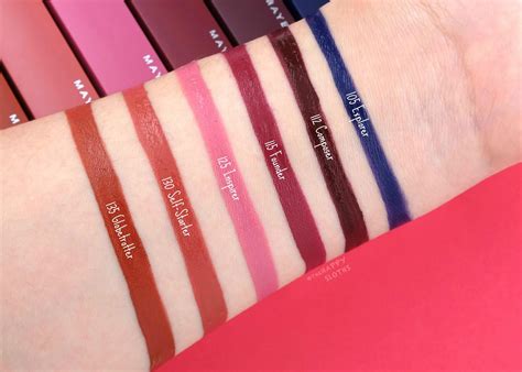 Maybelline | SuperStay Matte Ink City Edition Collection: Review and ...