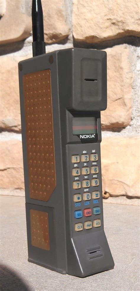 One of the first mobile phones. | Nokia phone, Retro phone, Nokia