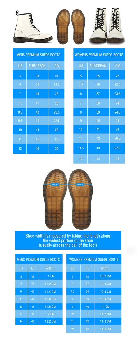 Boots Size Chart | Portal.posgradount.edu.pe