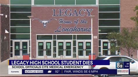 Legacy High School student dies before athletic practice, official cite 'medical emergency ...