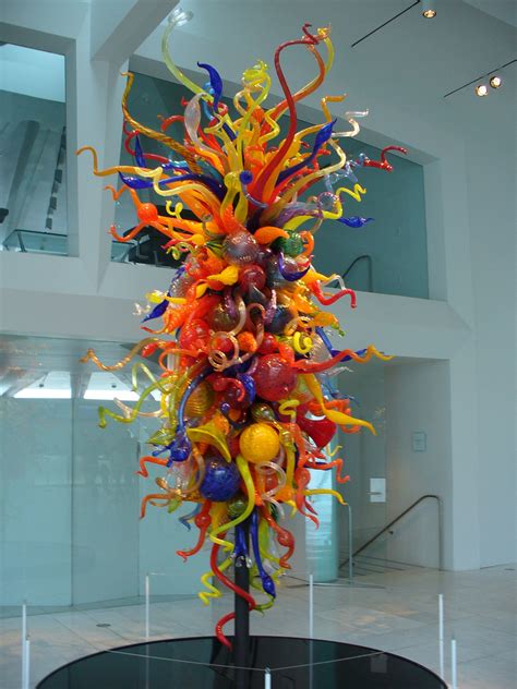 love this Dale Chihuly installation at the Milwaukee Museum of Art ...