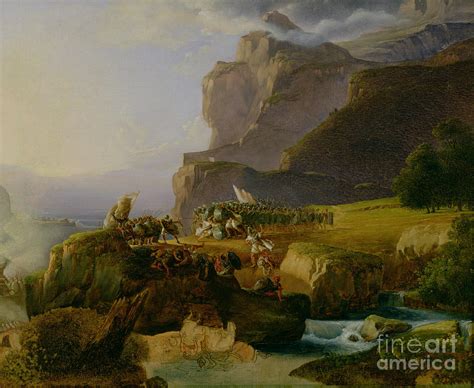 Battle Of Thermopylae In 480 Bc Painting by Massimo Taparelli D ...