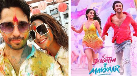 Bollywood News: B-Town Stars Celebrate Holi, Tu Jhoothi Main Makkaar ...