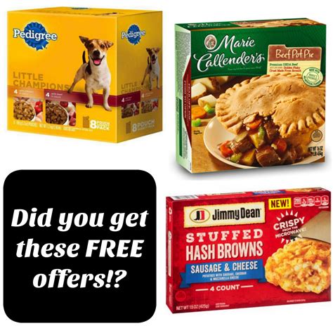 FREE Kroger Coupons | Jimmy Dean, Pedigree, Marie Callender’s, and more ...