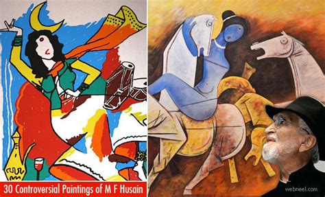 30 Controversial MF Hussain Paintings - Most Famous Indian Artist - Discussion Thread