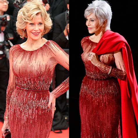 Jane Fonda, 82, Rocks Gray Hair and Recycled Gown at 2020 Oscars