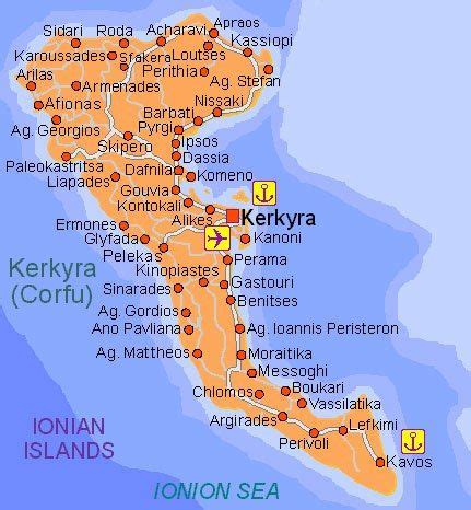 korfu_terkep.jpg (431×466) | Corfu, Corfu map, Corfu greece