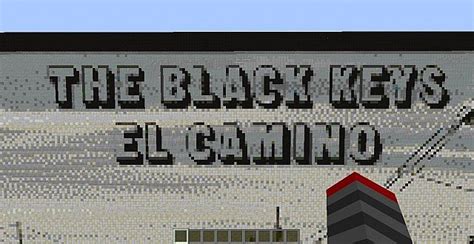 The Black Keys El Camino album cover Minecraft Project