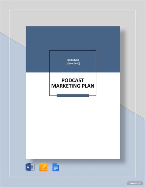 Podcast Plan Template