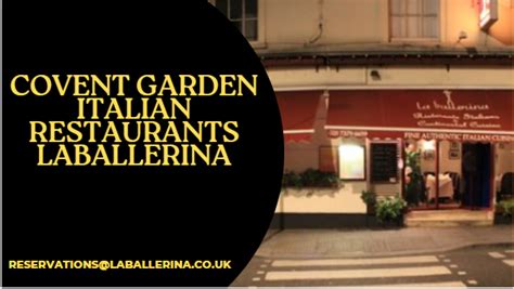 Covent Garden Italian Restaurants - Laballerina | La Ballerina ...