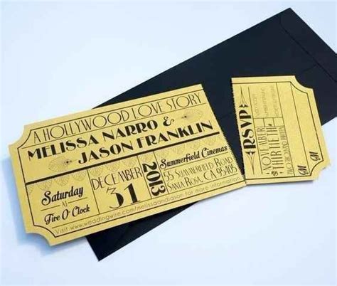 Pin by Leslie Piedra on Guardado rápido | Movie ticket wedding invitations, Ticket wedding ...