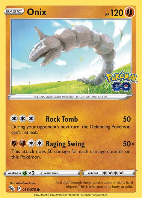 Onix - Pokemon GO - Common - Pokemon TCG - DigitalTQ