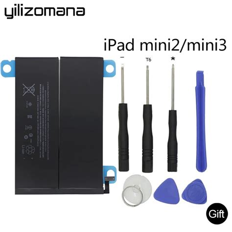 YILIZOMANA For iPad mini 2 3 battery 6471mAh Original Replacement ...