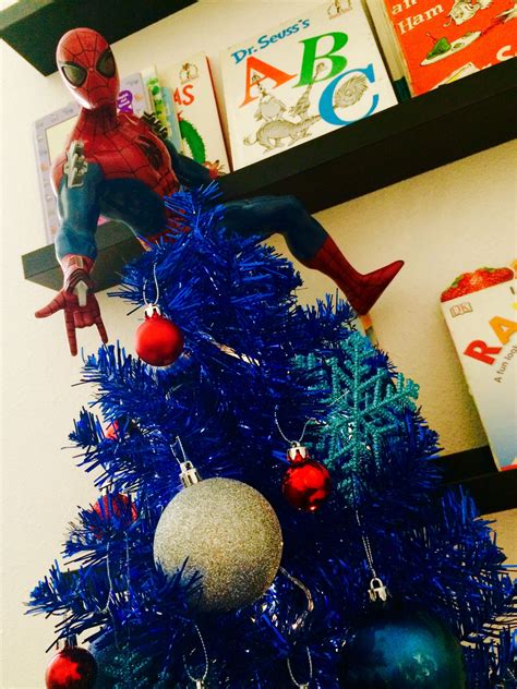 Miniature Spider-Man Christmas Tree for Boys—of all ages. | Spiderman ...