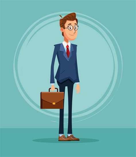 Businessman banker cartoon 658246 Vector Art at Vecteezy