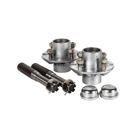 900kg Non-Braked - 4x4" PCD - Knott Hub & Stub Axle Kit- Stub, Hub & Bearing Kits ...