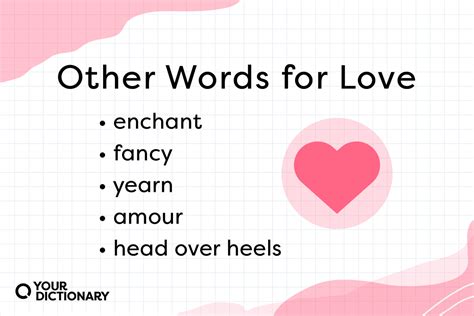 Other Words and Phrases for "Love" | YourDictionary