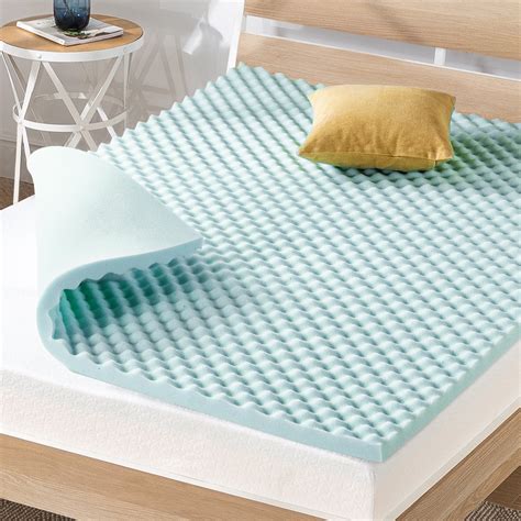 Free Shipping! Mellow 2" Cooling Gel Egg Crate Memory Foam Mattress ...