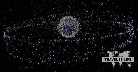 How many satellites orbit the Earth?