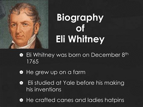 PPT - Eli Whitney PowerPoint Presentation, free download - ID:2126628