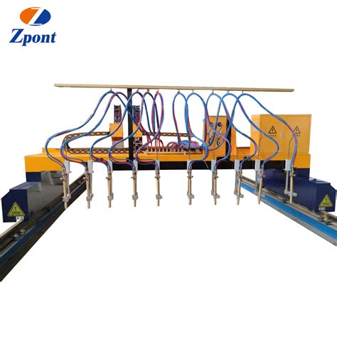 CNC Straight Oxyfuel Plasma Cutting Machine - ZPONT CNC