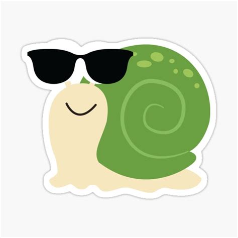 "Snail Emoji " Sticker by HippoEmo | Redbubble