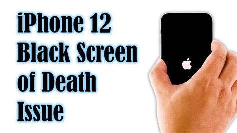 How to Fix the iPhone 12 Black Screen of Death Issue - YouTube