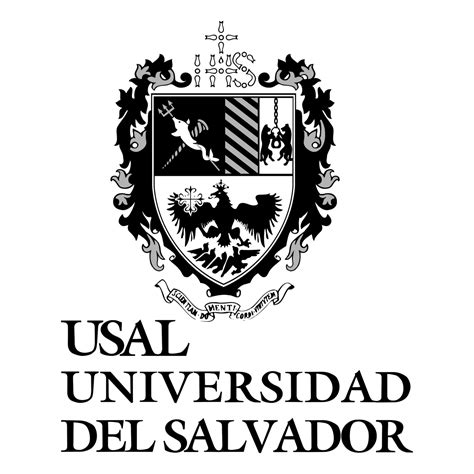 Universidad del Salvador Logo Black and White – Brands Logos