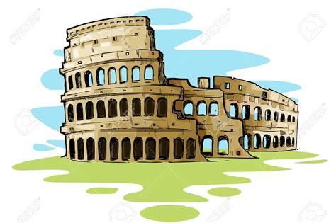 Roman colosseum clipart - Clipground