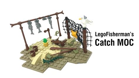 LEGO Fisherman's Catch Beach | Custom MOC - YouTube