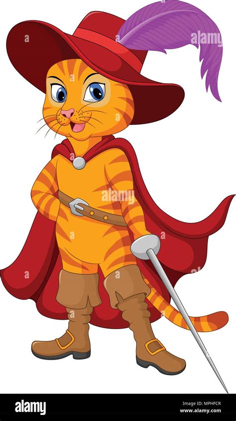 Cartoon puss in boots Stock Vector Image & Art - Alamy