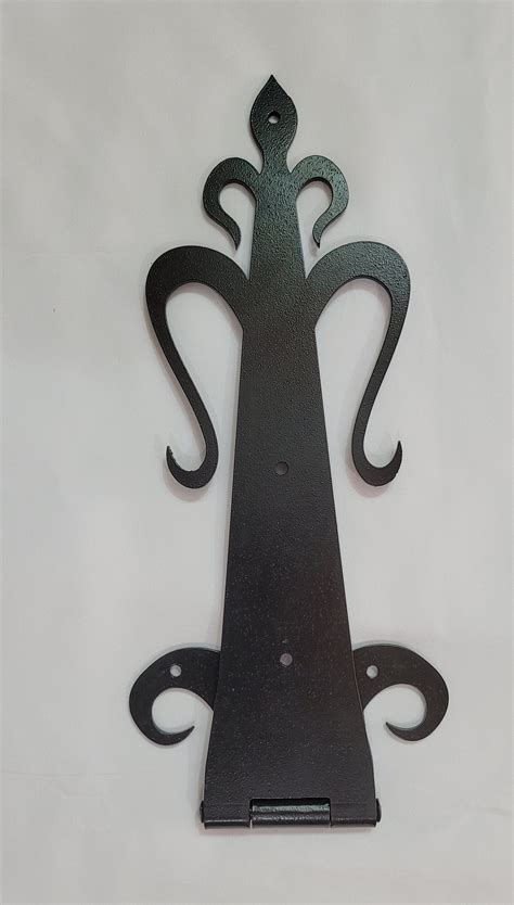 Wrought Iron Gate Hinges Black Heavy Duty Door & Gate Hinges for ...