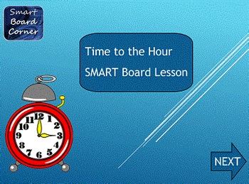 Time to the Hour SMART Board lesson by Elementary Tech Coach | TPT