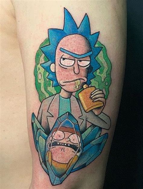 35+ Amazing Rick Sanchez Tattoos with Meanings and Ideas - Body Art Guru