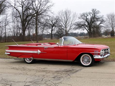 1960 Chevrolet Impala Roman Red Convertible – 348cu/280hp | Frank's ...